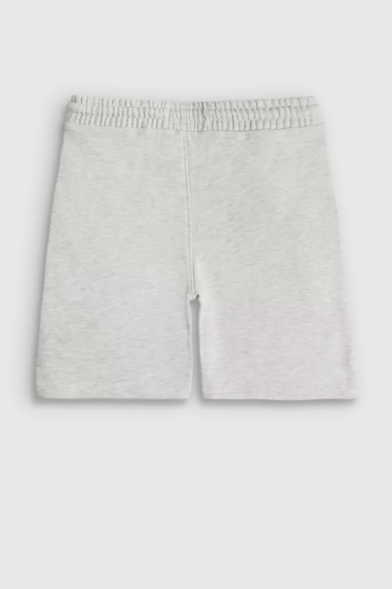 Teddy Smith Short & Bermuda<Bermuda confort en tissu molletonné S-NARKY SH JR BLANC IVOIRE CHINE BLANCIVOIRECHINE