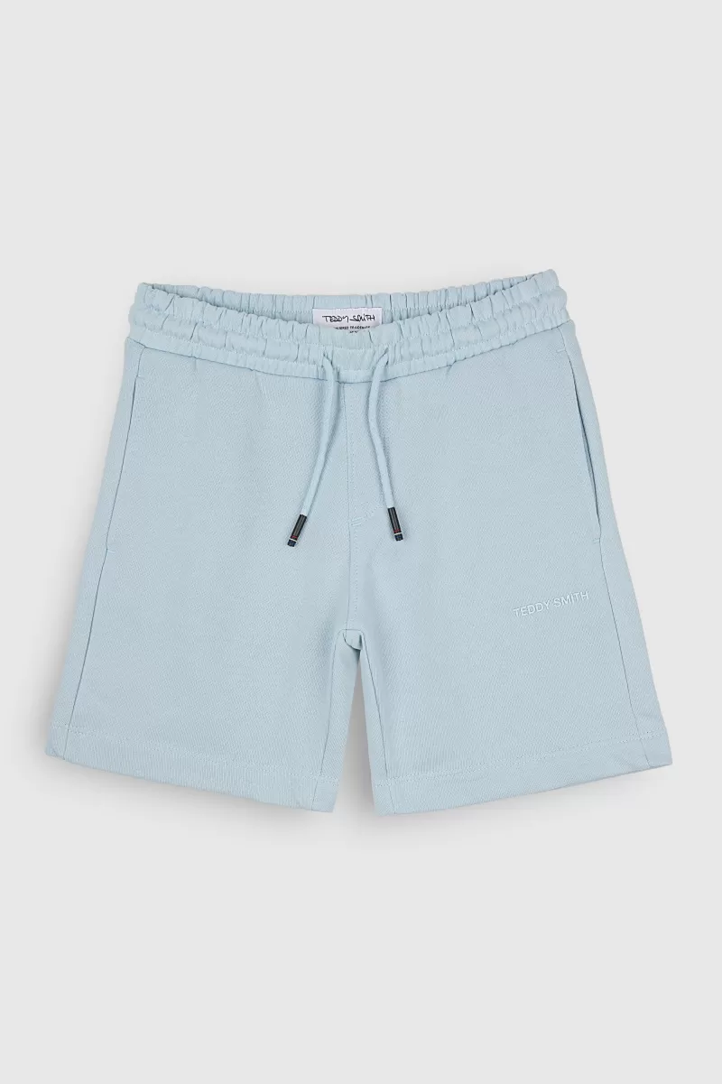 Teddy Smith Short & Bermuda<Bermuda confort en tissu molletonné S-NARKY SH JR BLEU CLAIR BLEUCLAIR