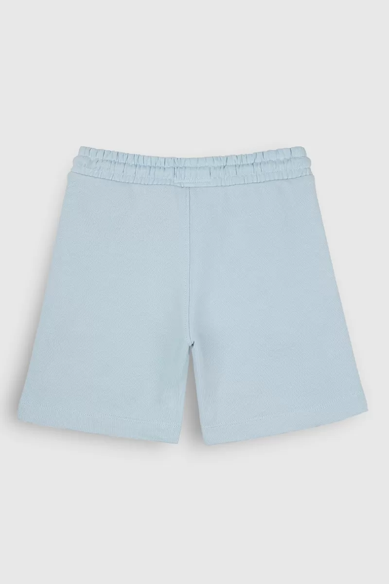 Teddy Smith Short & Bermuda<Bermuda confort en tissu molletonné S-NARKY SH JR BLEU CLAIR BLEUCLAIR