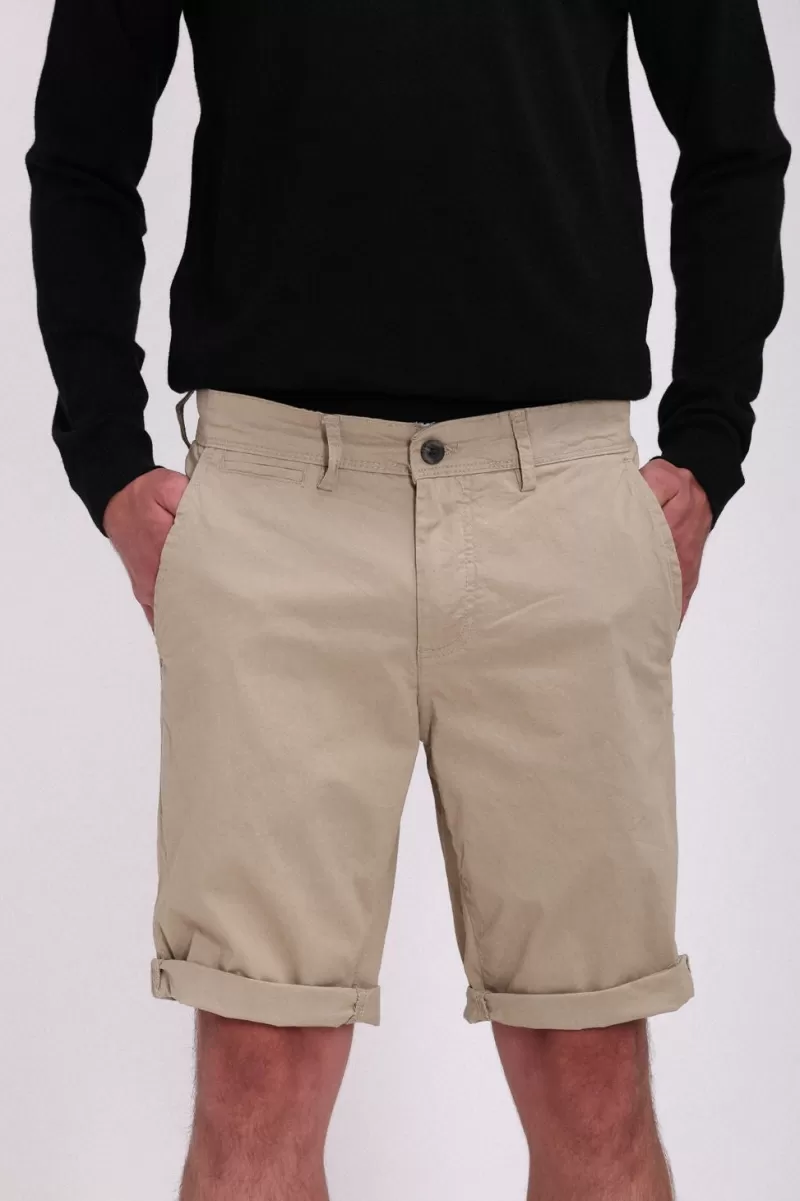 Teddy Smith Short & Bermuda<Bermuda coupe chino SHORT CHINO BEIGE