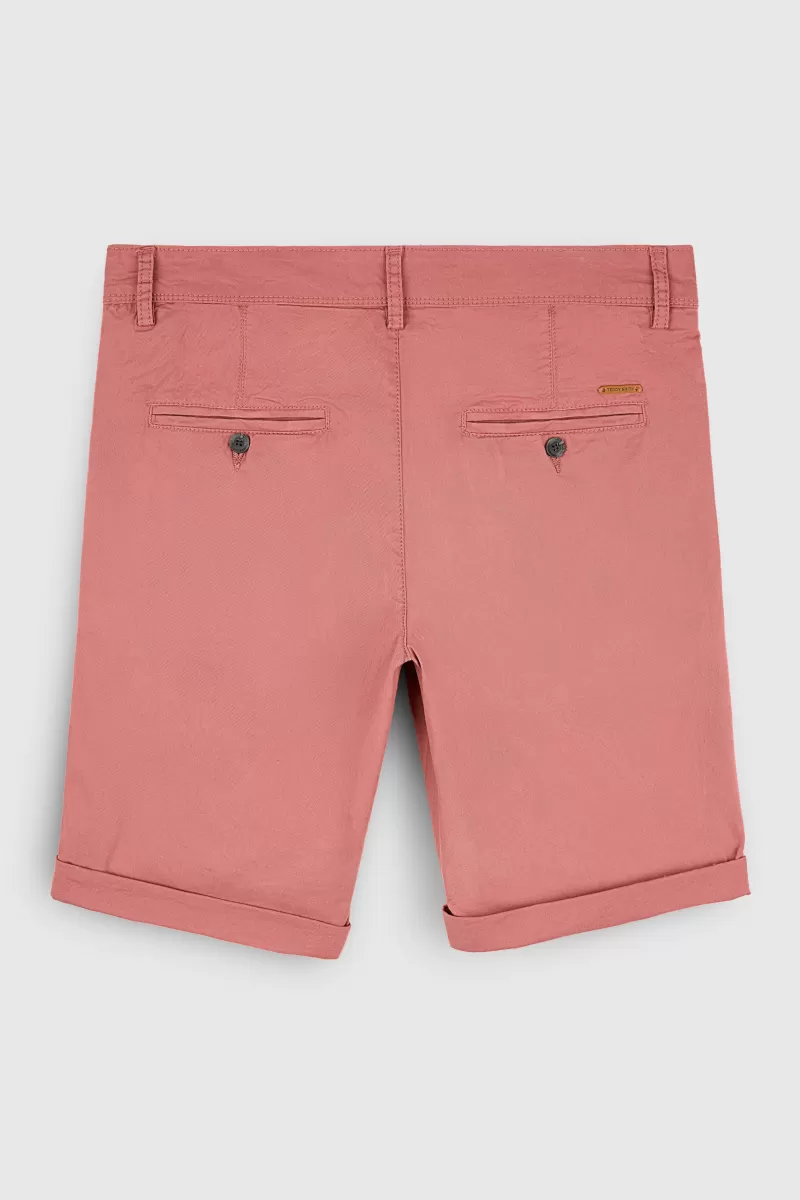 Teddy Smith Short & Bermuda<Bermuda coupe chino SHORT CHINO BOIS DE ROSE BOISDEROSE