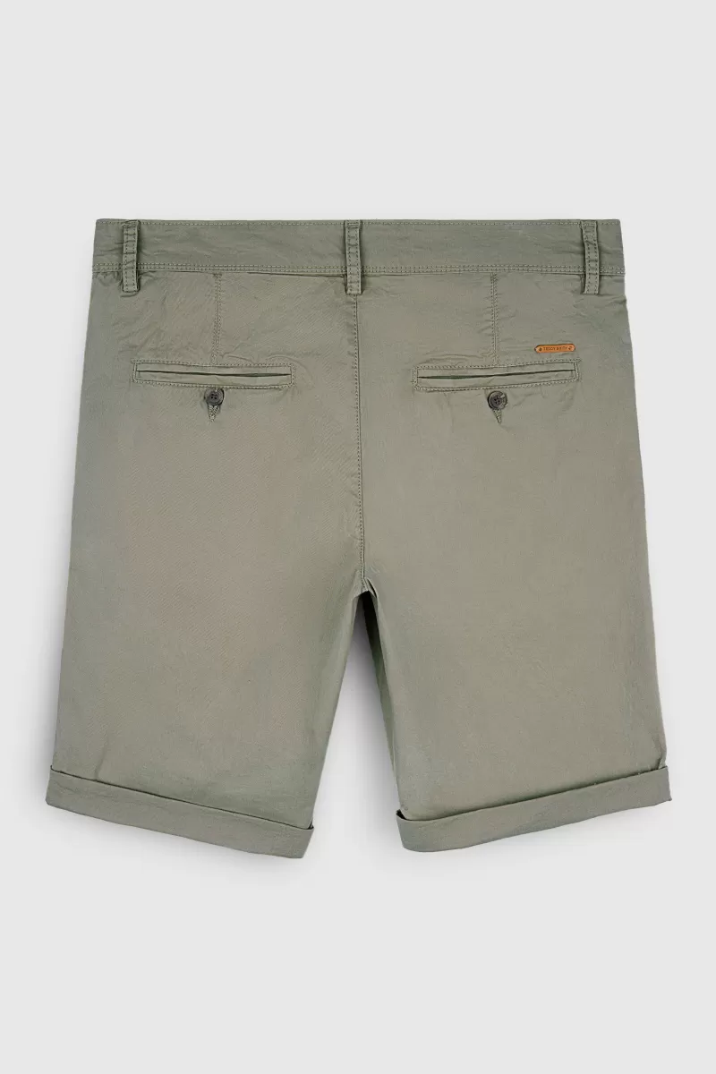 Teddy Smith Short & Bermuda<Bermuda coupe chino SHORT CHINO FADED KAKI FADEDKAKI