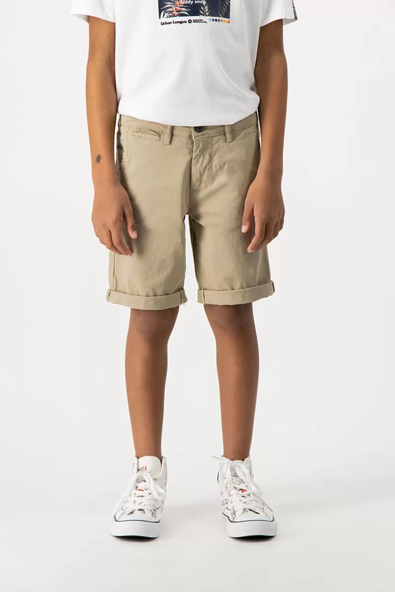 Teddy Smith Short & Bermuda<Bermuda coupe chino SHORT CHINO JR BEIGE