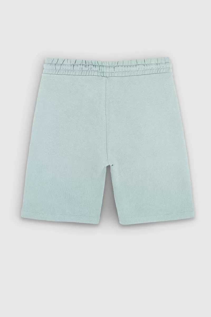 Teddy Smith Short & Bermuda<Bermuda été confort en tissu molletonné S-NARKY SH STONE MINT STONEMINT