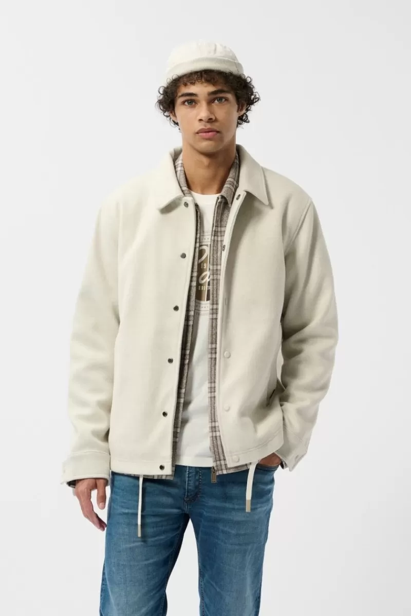 Teddy Smith Manteau & Blouson<Blouson B-ZACKO WARM BLANC IVOIRE CHINE