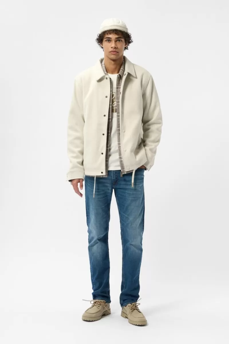 Teddy Smith Manteau & Blouson<Blouson B-ZACKO WARM BLANC IVOIRE CHINE