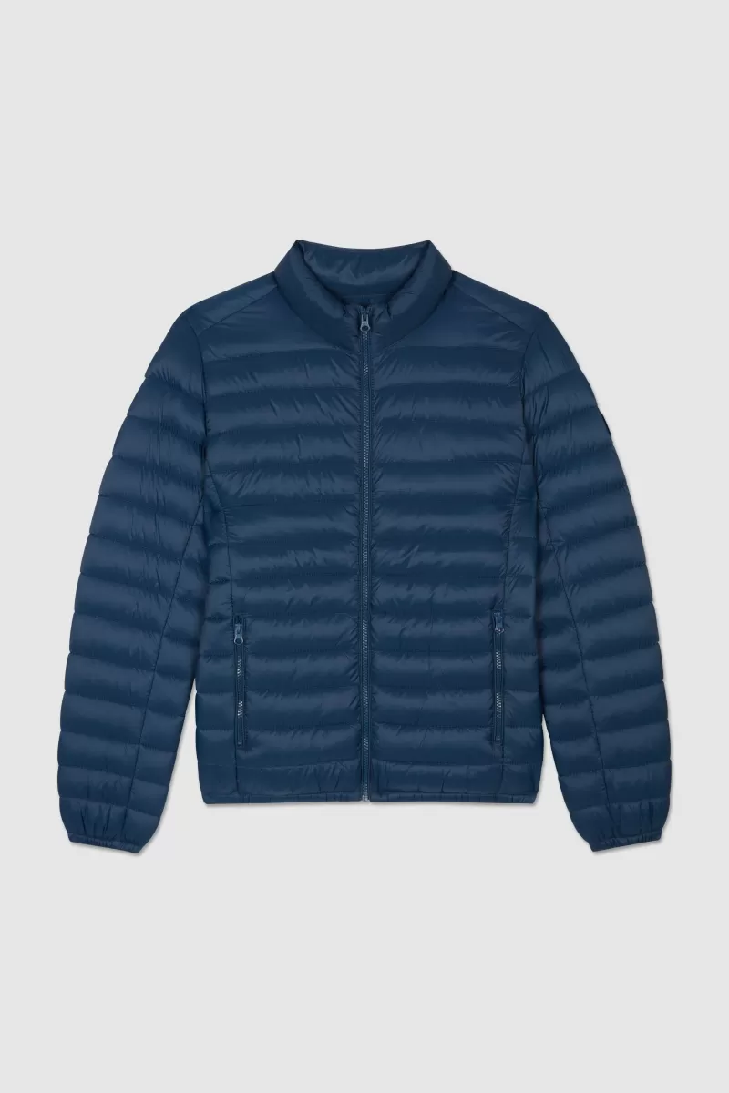 Teddy Smith Manteau & Blouson<Blouson léger col montant BLIGHT METAL BLUE METALBLUE