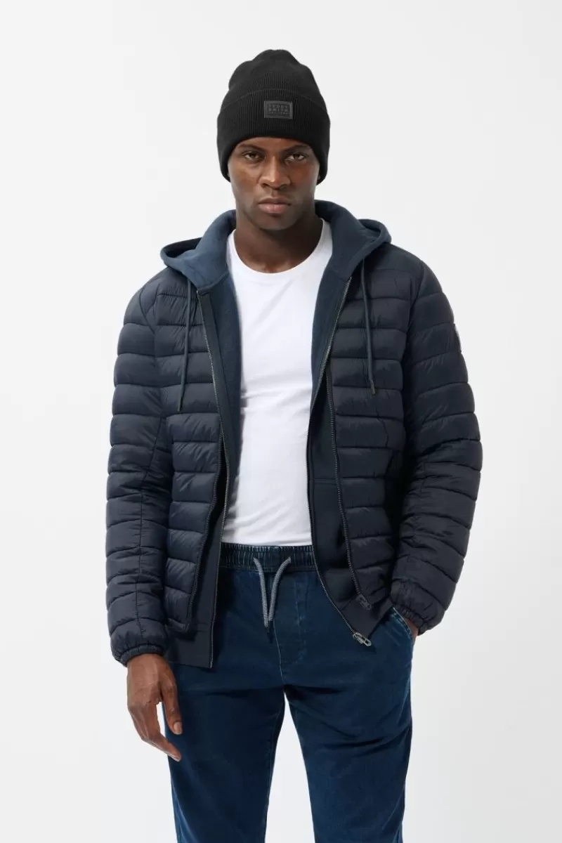 Teddy Smith Manteau & Blouson<Blouson léger col montant BLIGHT TOTAL NAVY TOTALNAVY