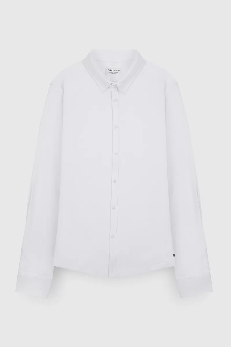 Teddy Smith Chemise<Chemise C-DONOVAN ML BLANC