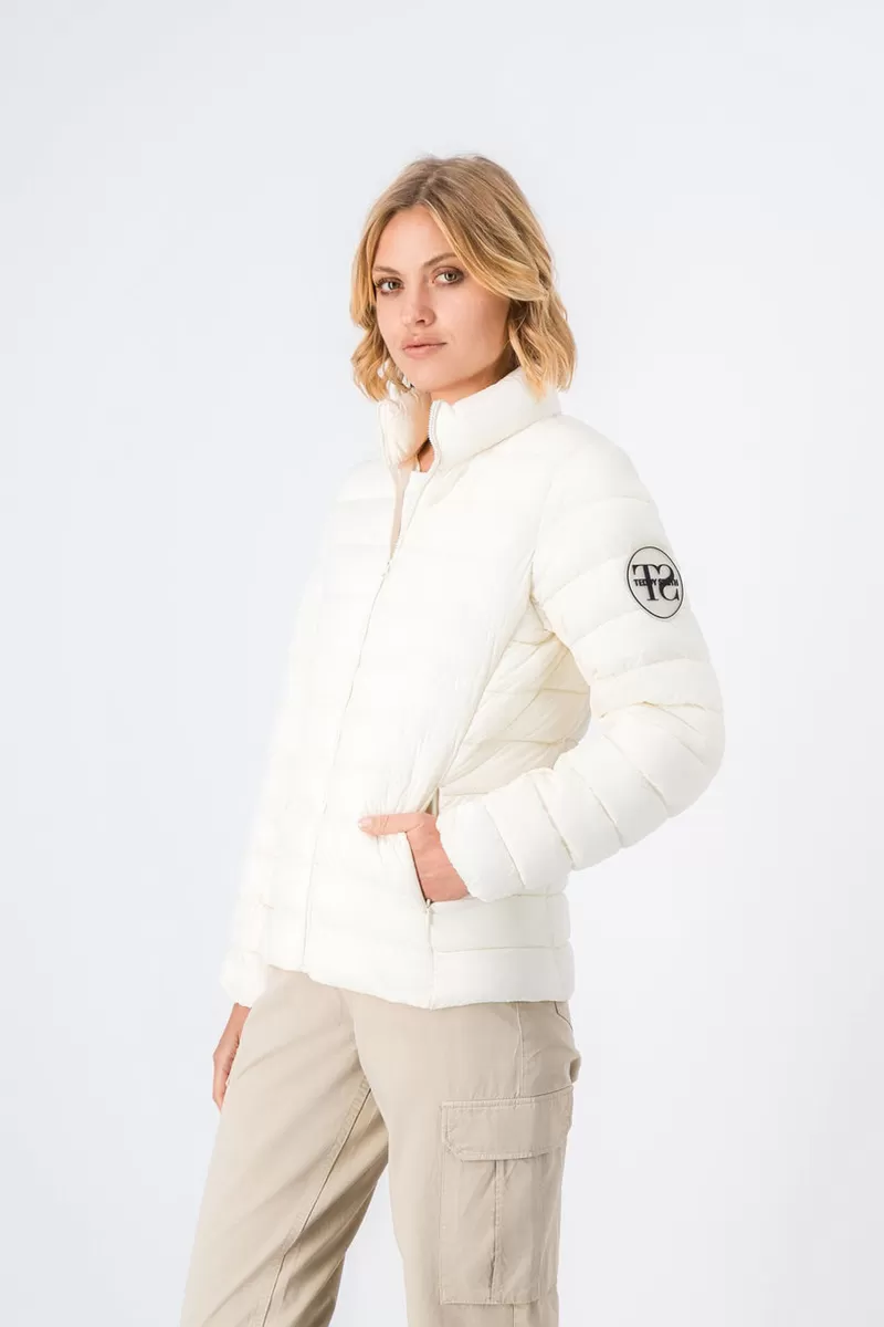 Teddy Smith Manteau & Blouson<Doudoune manches longues B-NOVA MIDDLE WHITE MIDDLEWHITE