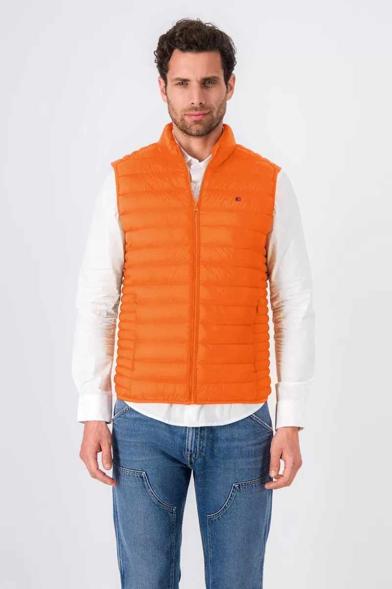 Teddy Smith Manteau & Blouson<Doudoune sans manches à col montant B-TERRY TANGERINE