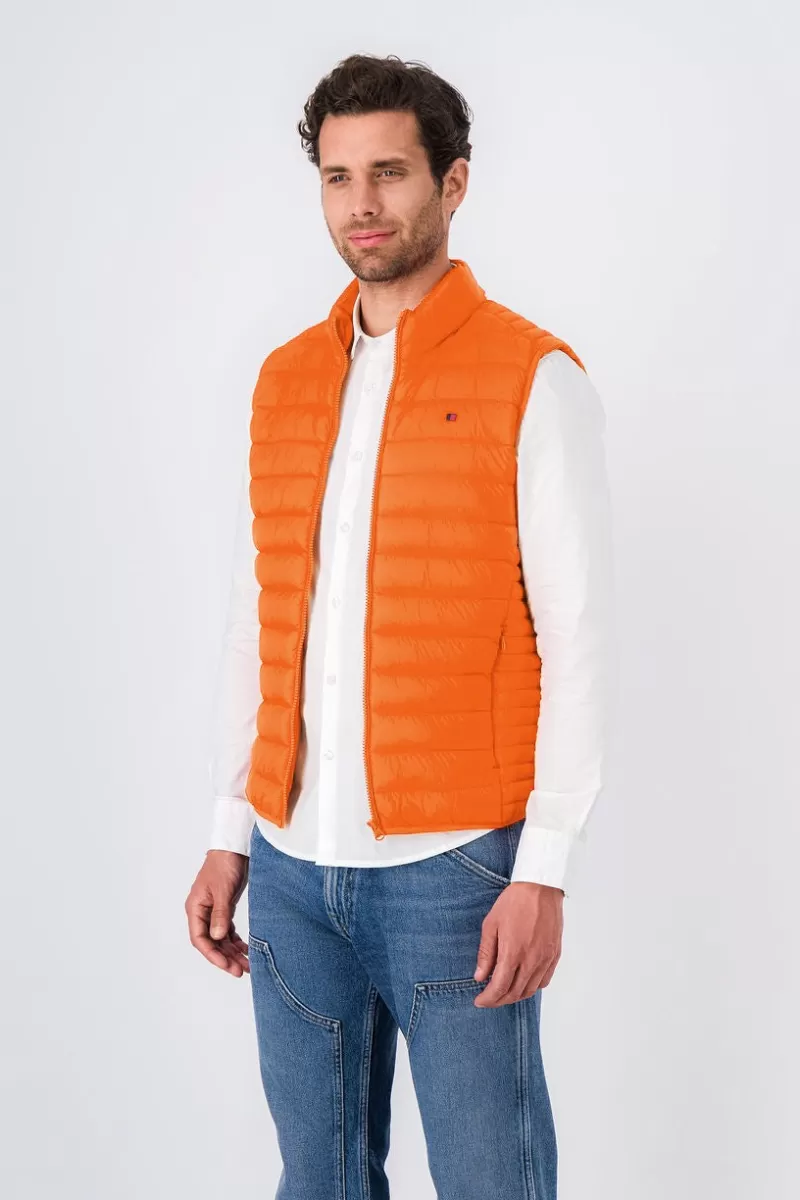 Teddy Smith Manteau & Blouson<Doudoune sans manches à col montant B-TERRY TANGERINE