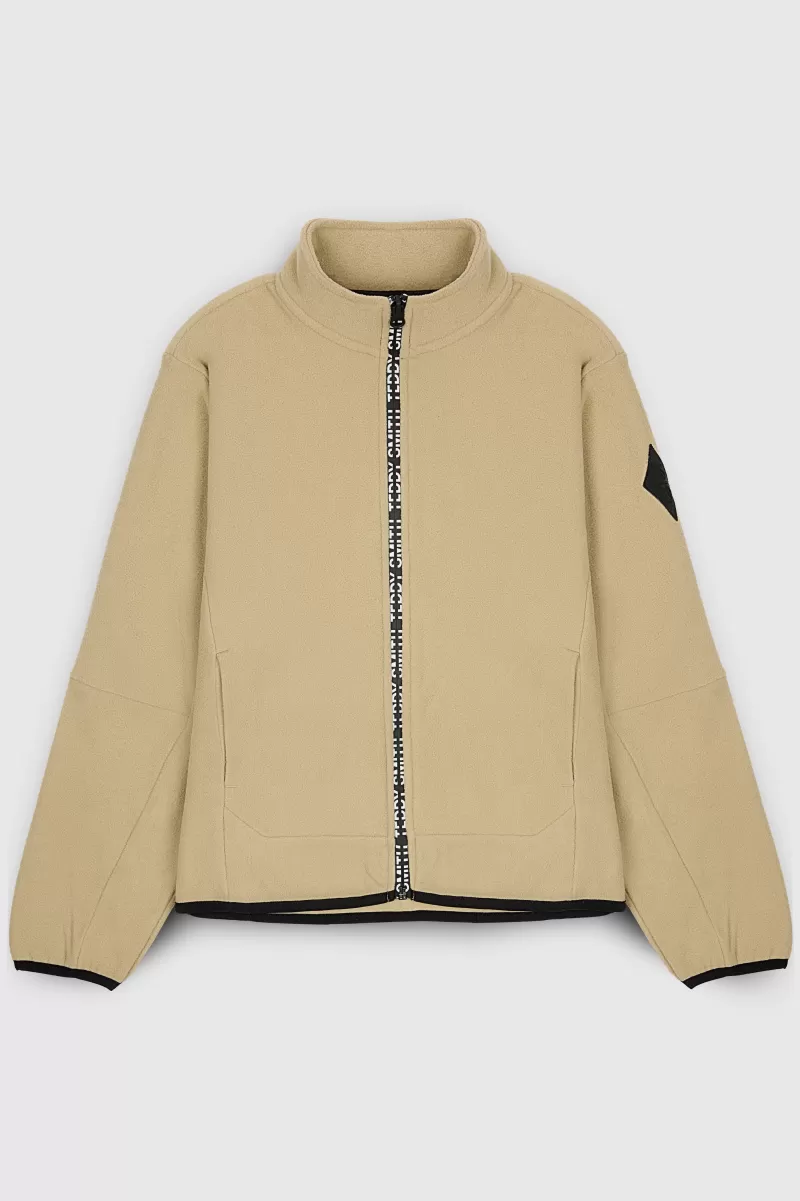 Teddy Smith Sweat<Gilet G-IZEO ZIP JR BEIGE STONE