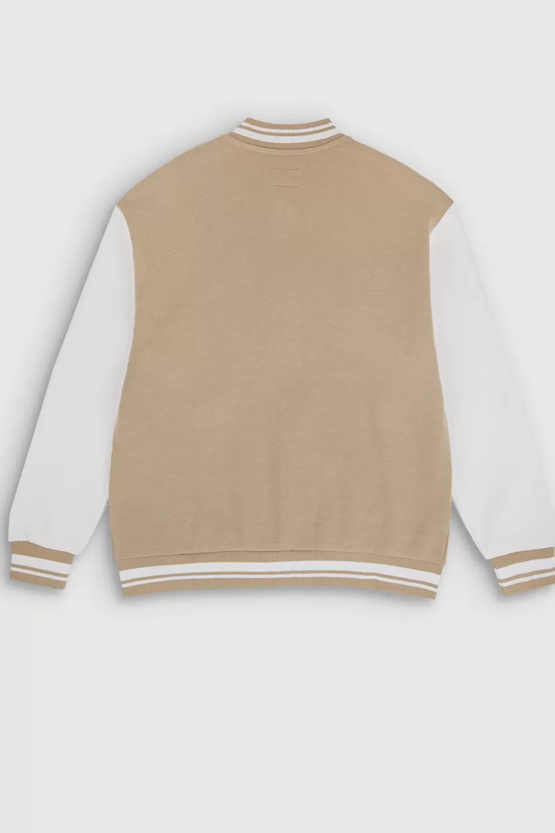 Teddy Smith Sweat<Gilet sweat manches longues G-PUMP BEIGE