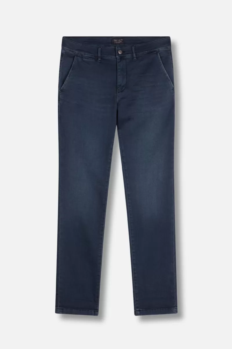 Teddy Smith Jeans<Jean chino coupe slim PALLAS CHINO SW BLUE BLACK