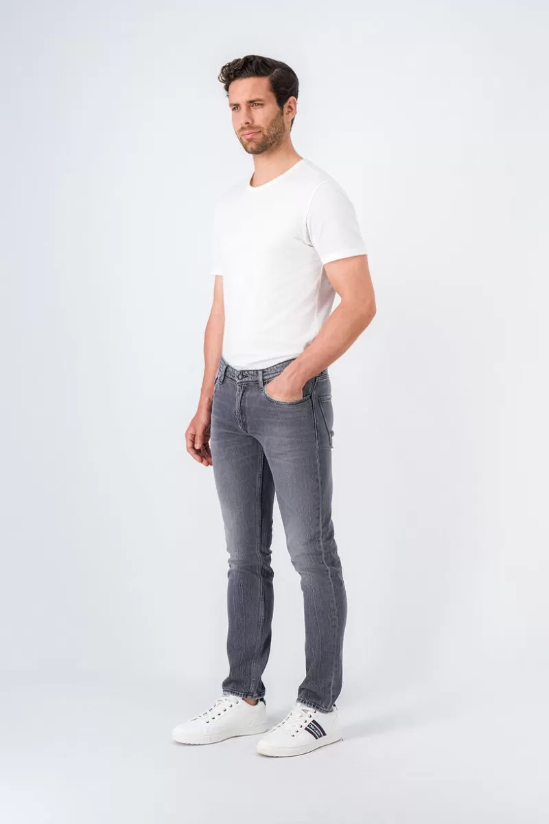 Teddy Smith Jeans<Jean confort coupe slim REEPLE ROCK longueur 32 GREY