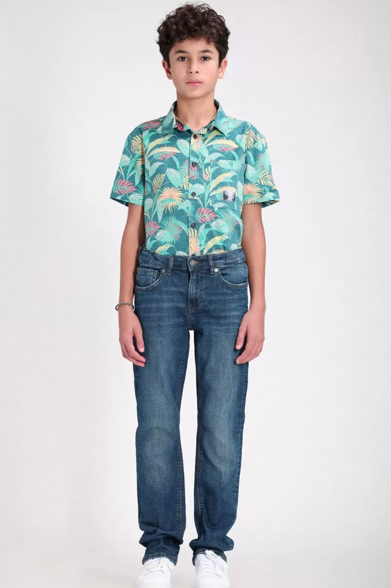 Teddy Smith Jeans<Jean coupe 5 poches SLIM BOY JR VINTAGE/INDIGO