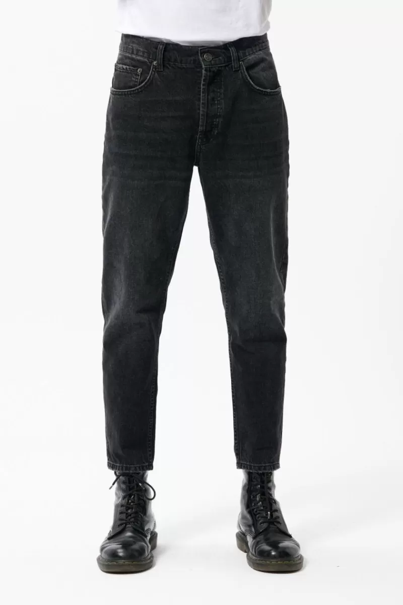 Teddy Smith Jeans<Jean coupe décontractée DAD CROPPED BLACK USED BLACKUSED