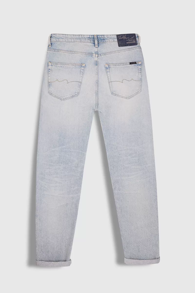 Teddy Smith Jeans<Jean coupe décontractée DAD PANT FRIPP/INDIGO CLAIR