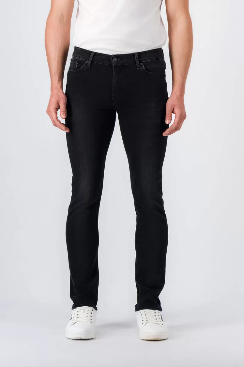 Teddy Smith Jeans<Jean coupe droite ROCK DUAL MOVE longueur 32 BLACK USED