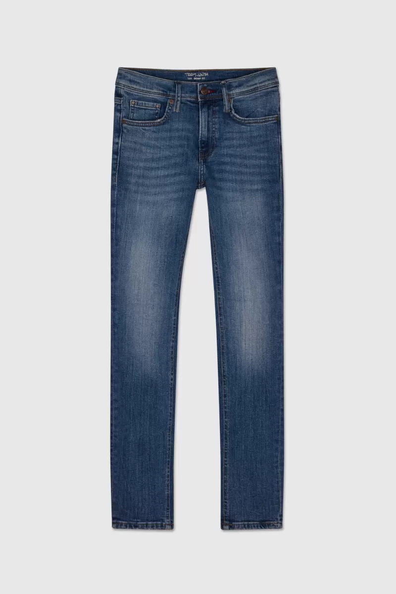 Teddy Smith Jeans<Jean coupe skinny FLASH JR SKINNY VINTAGE/INDIGO