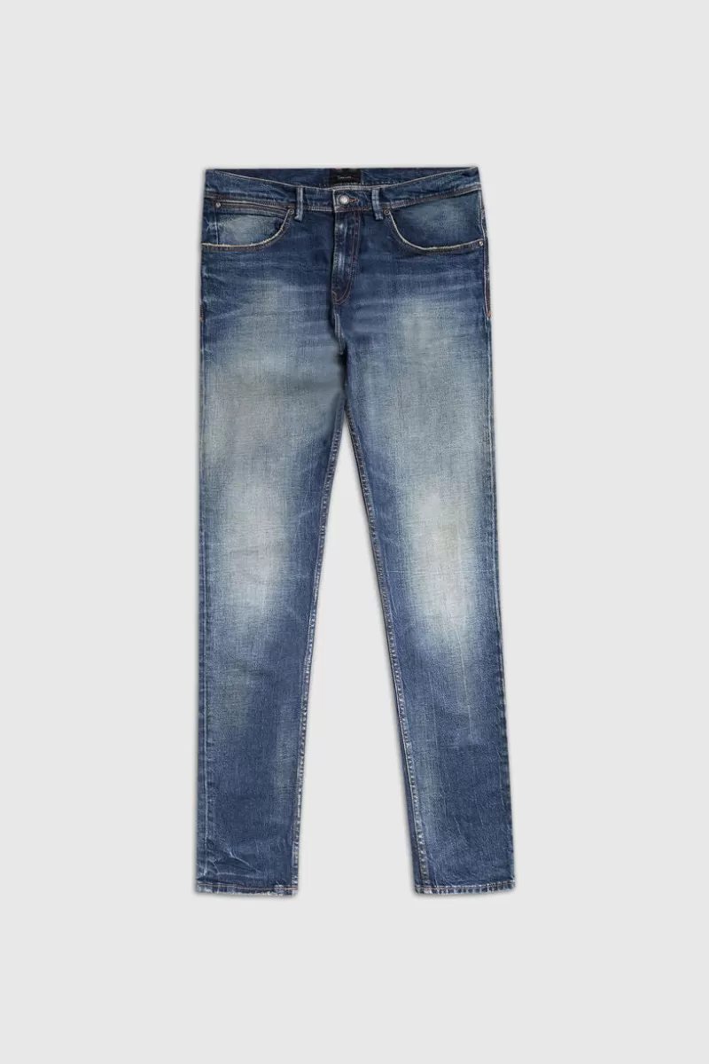 Teddy Smith Jeans<Jean coupe tapered slim AARON TAPERED DYE