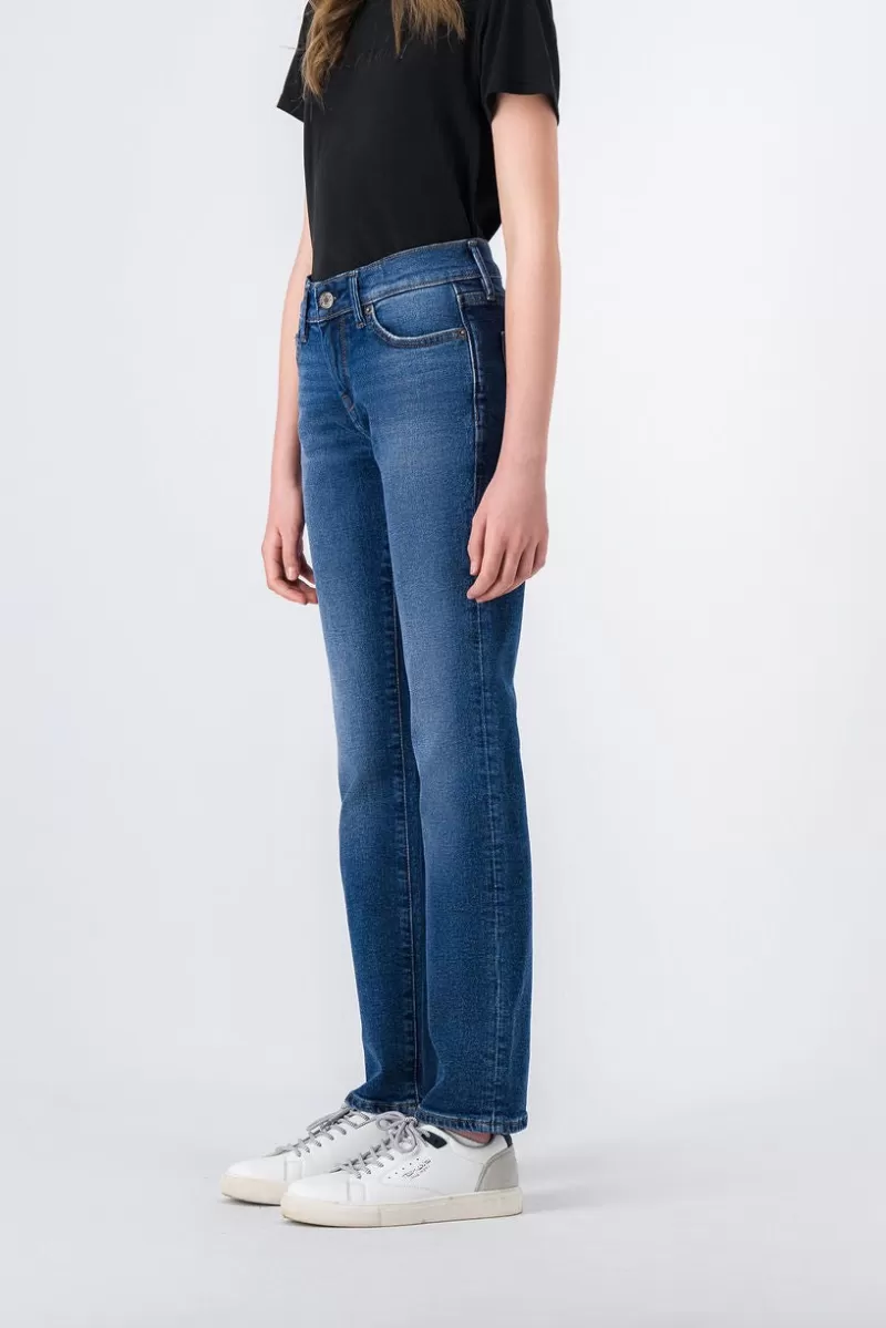Teddy Smith Jeans<Jean denim coupe 5 poches P-PEPPER JR STR VINTAGE/INDIGO