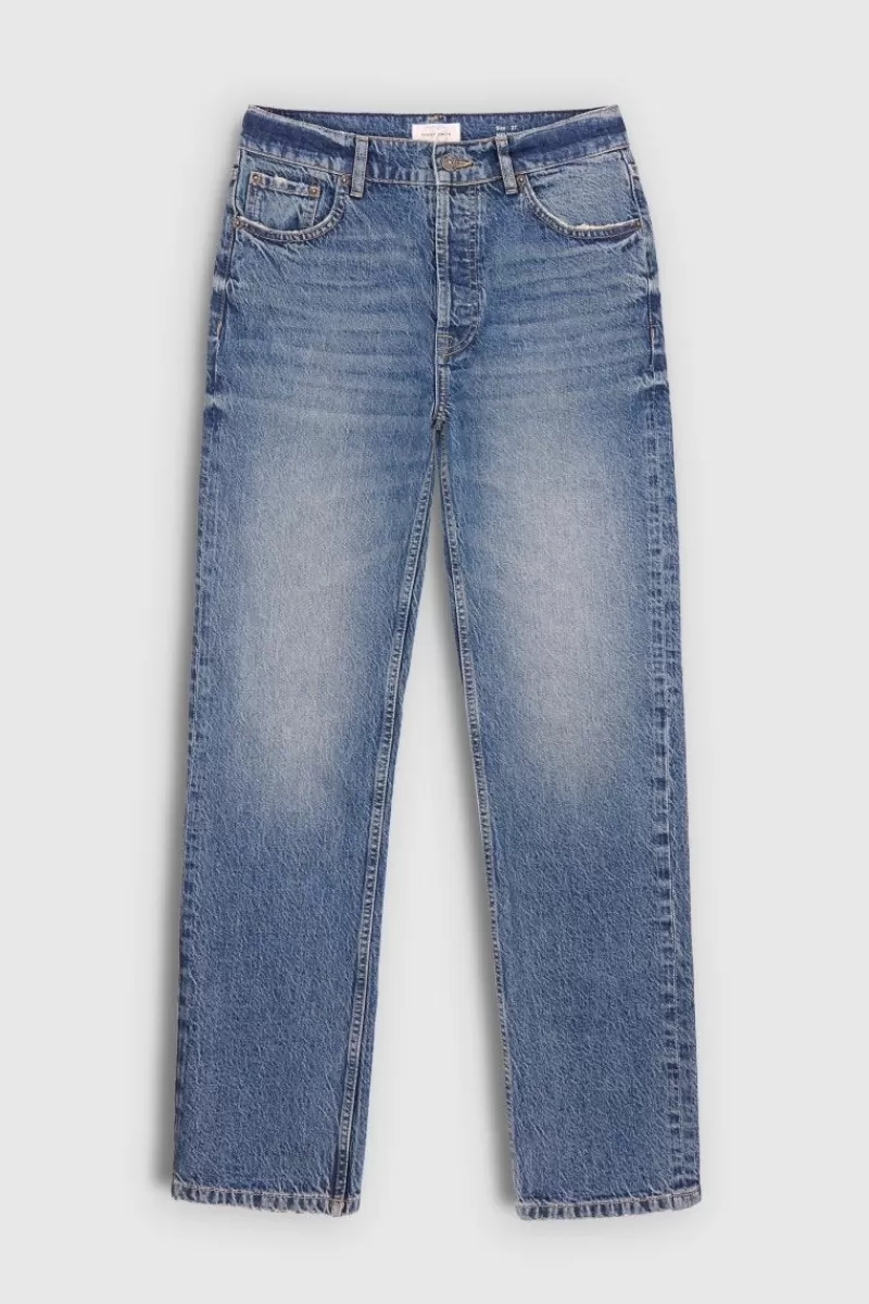 Teddy Smith Jeans<Jean P-ANGEL STRAIGH VINTAGE/INDIGO