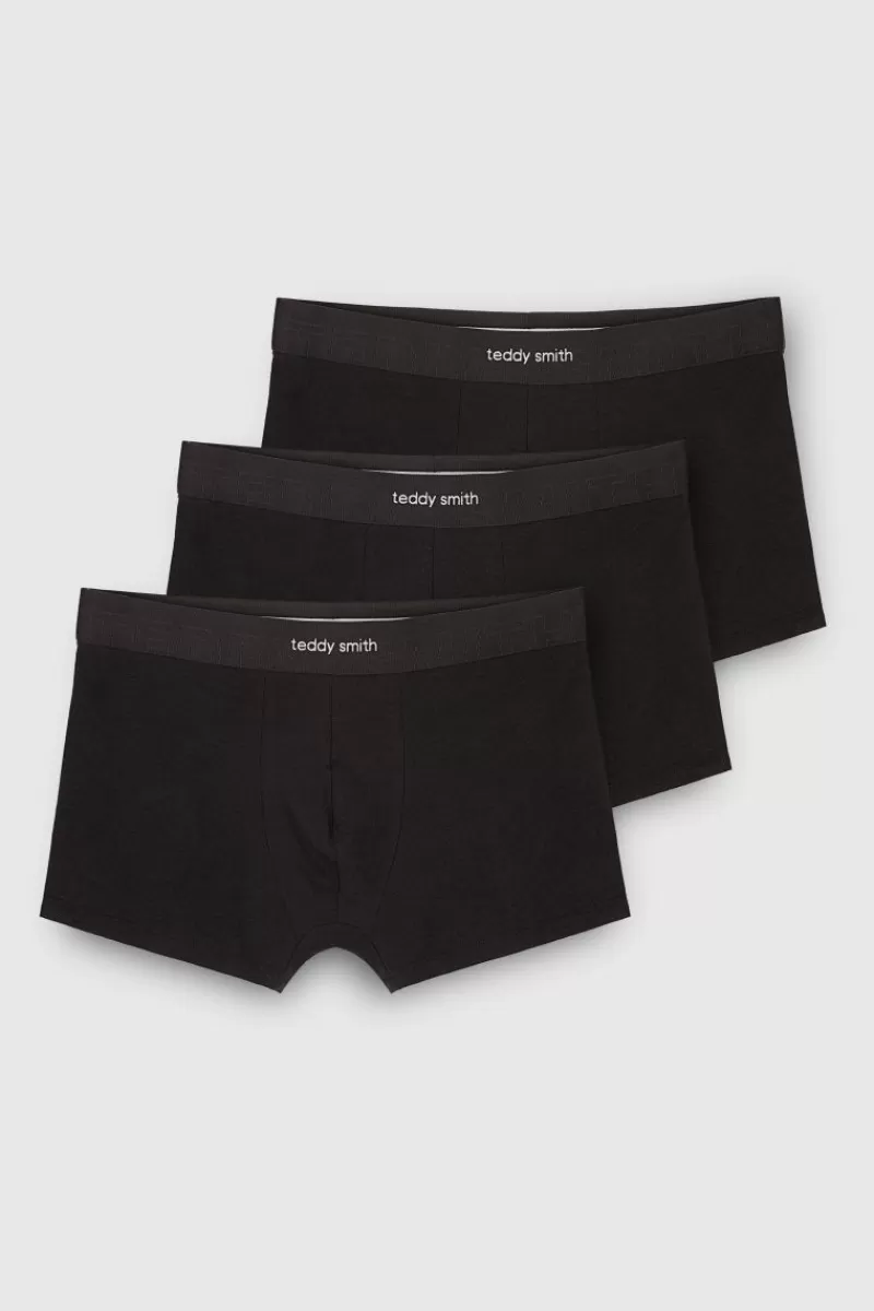 Teddy Smith Sous-vêtement<Lot de 3 boxers BORIS NOIR