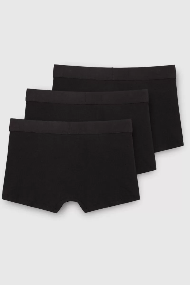 Teddy Smith Sous-vêtement<Lot de 3 boxers BORIS NOIR