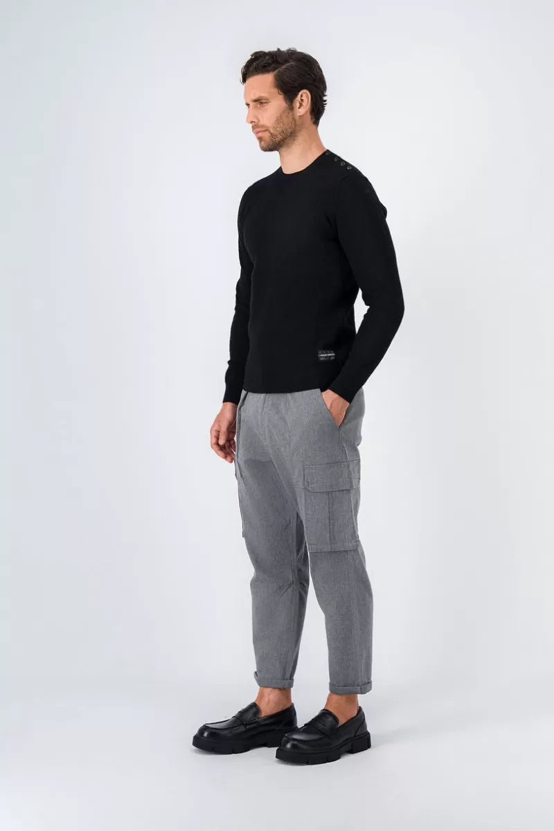 Teddy Smith Pantalon<Pantalon cargo ACHILLE CARGO GRIS CHINE MOYEN