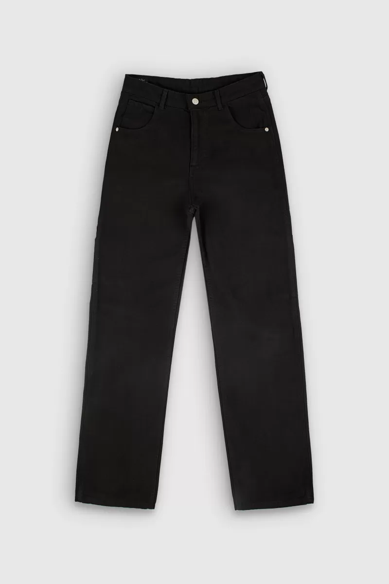 Teddy Smith Pantalon<Pantalon CHARP CANVAS NOIR