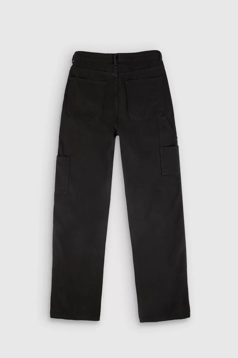 Teddy Smith Pantalon<Pantalon CHARP CANVAS NOIR