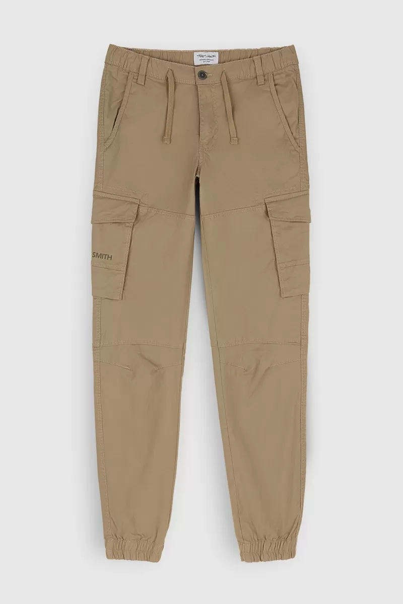 Teddy Smith Pantalon<Pantalon coupe cargo bas resserré P-MURRAY CARGO BEIGE