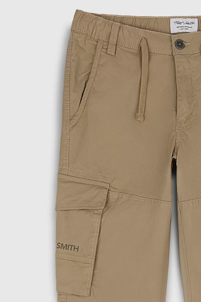 Teddy Smith Pantalon<Pantalon coupe cargo bas resserré P-MURRAY CARGO BEIGE