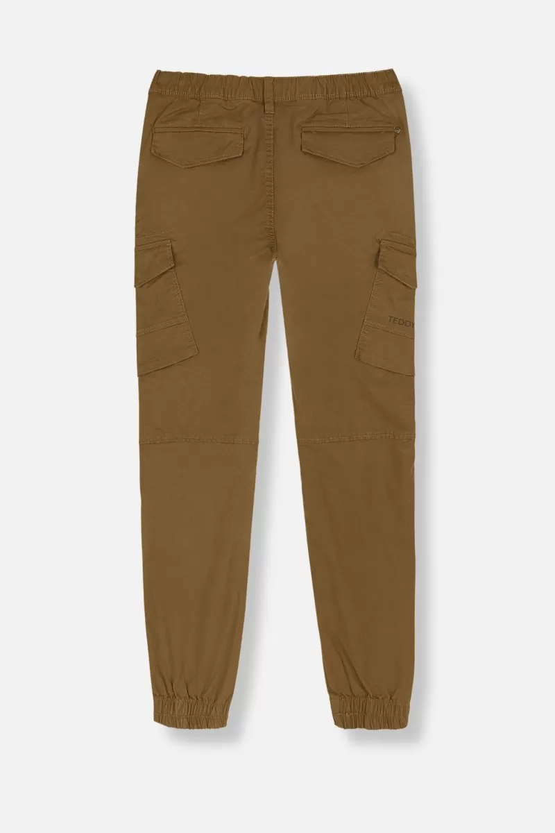 Teddy Smith Pantalon<Pantalon coupe cargo bas resserré P-MURRAY CARGO CHATAIN