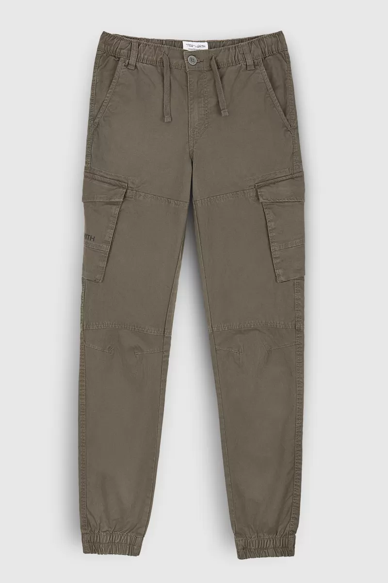 Teddy Smith Pantalon<Pantalon coupe cargo bas resserré P-MURRAY CARGO KAKI BELUGA KAKIBELUGA