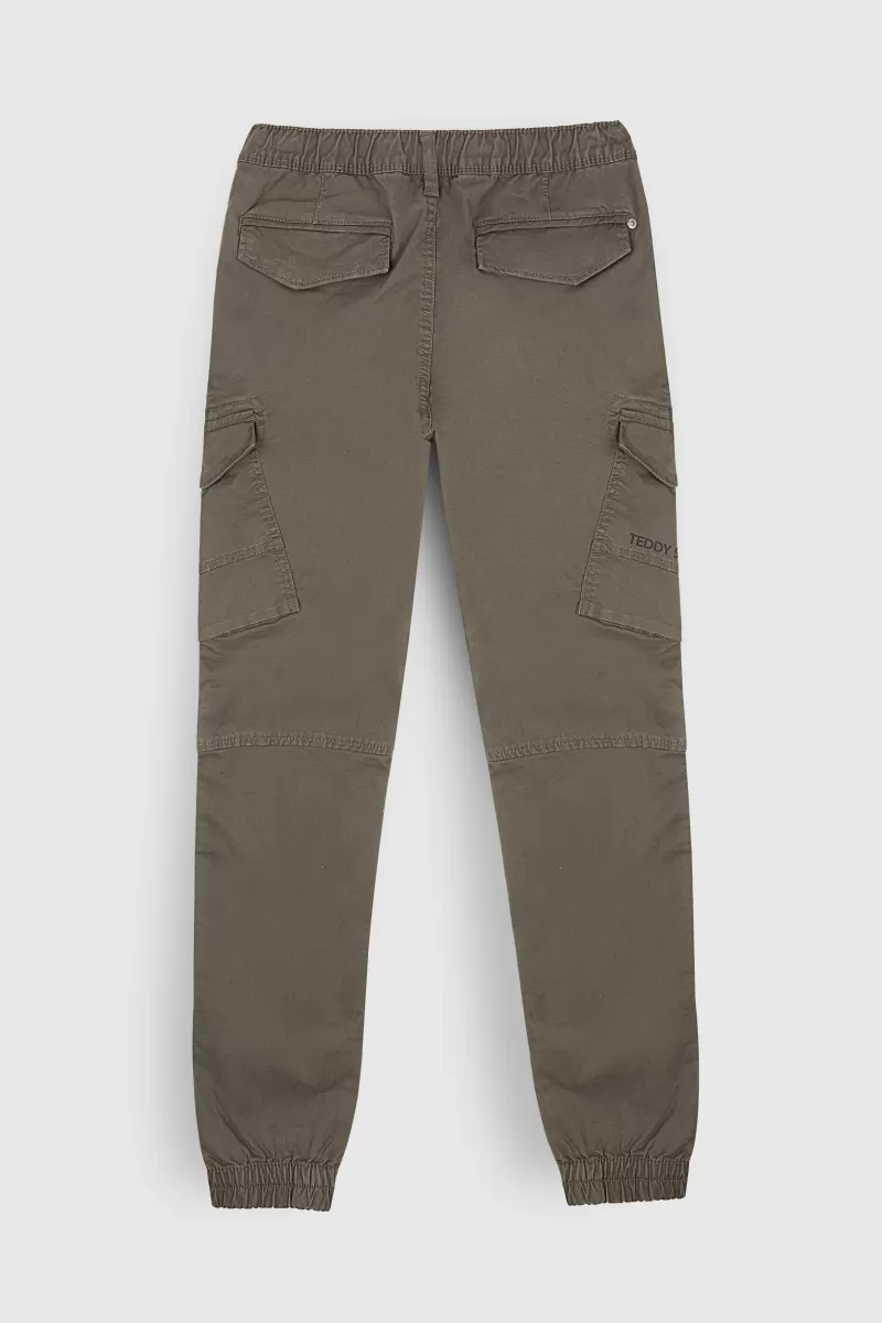 Teddy Smith Pantalon<Pantalon coupe cargo bas resserré P-MURRAY CARGO KAKI BELUGA KAKIBELUGA