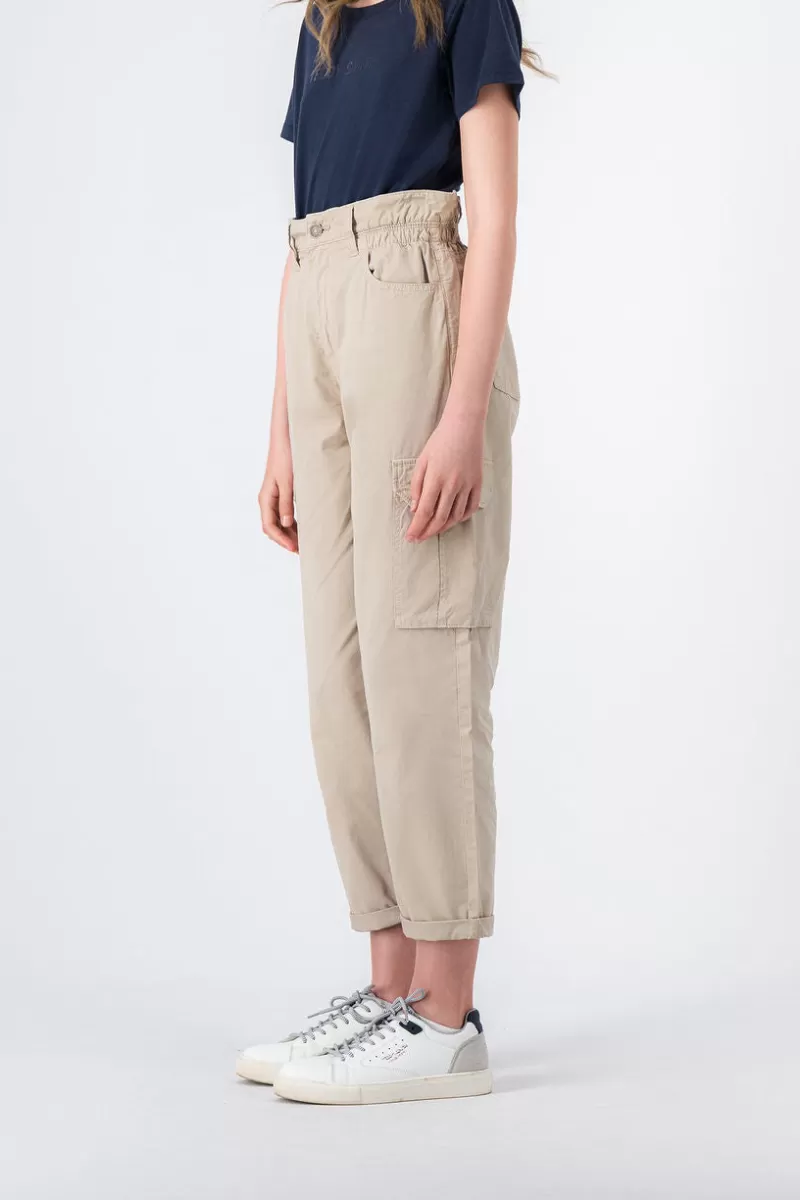 Teddy Smith Pantalon<Pantalon coupe cargo HOLLY CARGO JR BEIGE