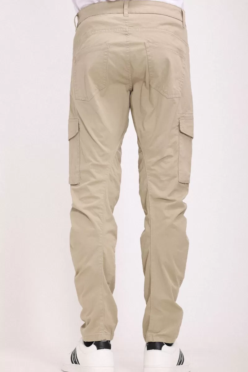 Teddy Smith Pantalon<Pantalon coupe cargo P-CROSS CARGO BEIGE STONE BEIGESTONE