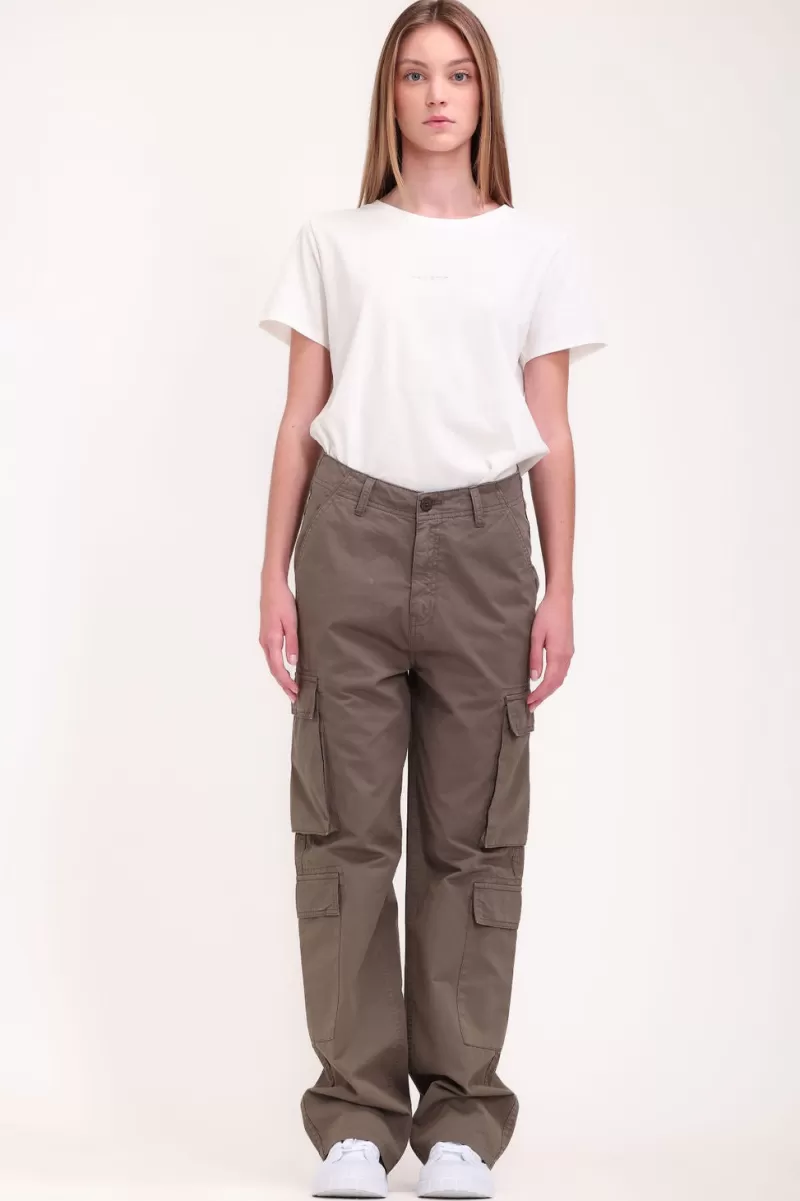 Teddy Smith Pantalon<Pantalon coupe cargo P-LUCKY CARGO SWEET JUNGLE