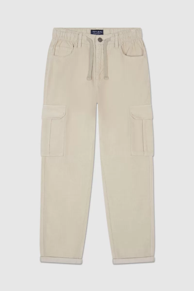 Teddy Smith Pantalon<Pantalon coupe cargo P-RYDE CARGO JR BEIGE STONE