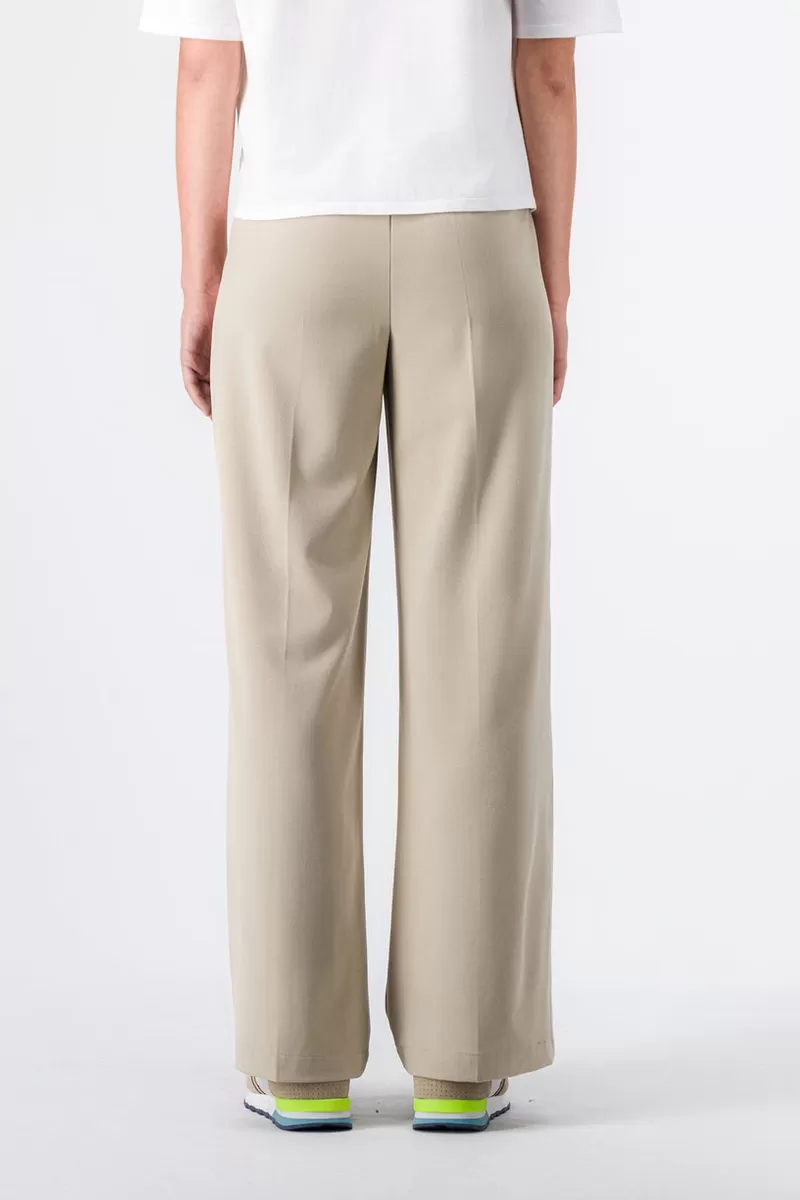 Teddy Smith Pantalon<Pantalon coupe large P-COFFEE BISTRE BEIGE