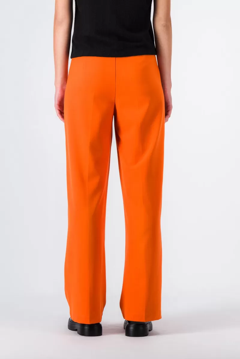 Teddy Smith Pantalon<Pantalon coupe large P-COFFEE BISTRETCH TANGERINE