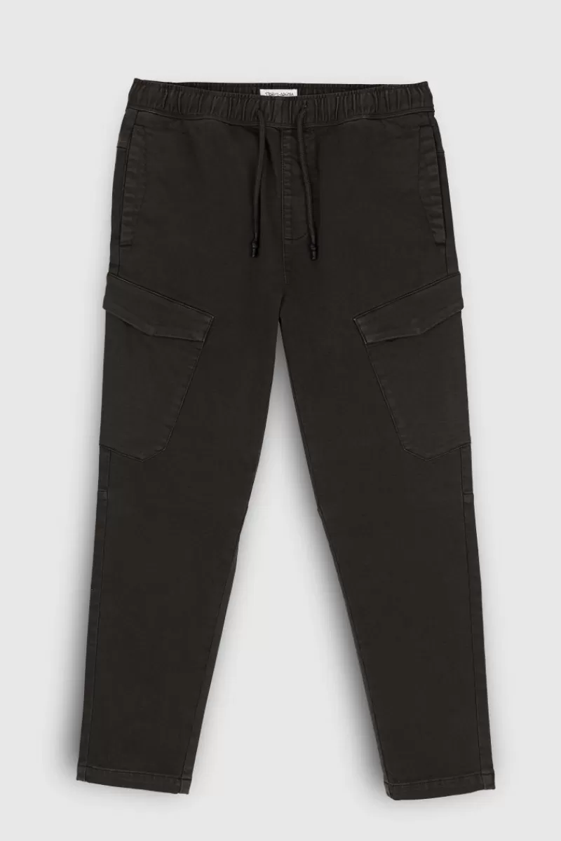 Teddy Smith Pantalon<Pantalon P-PIKY CARGO CHARBON