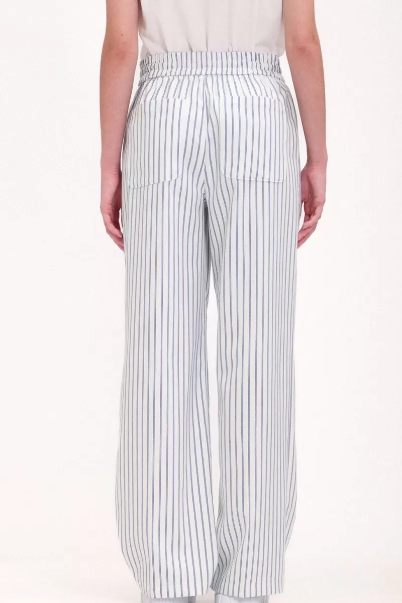 Teddy Smith Pantalon<Pantalon P-ROSALY STRIPE BLANC