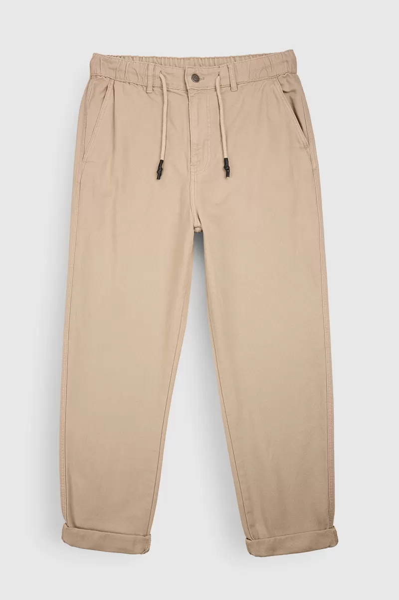 Teddy Smith Pantalon<Pantalon P-YORK CANVAS BEIGE