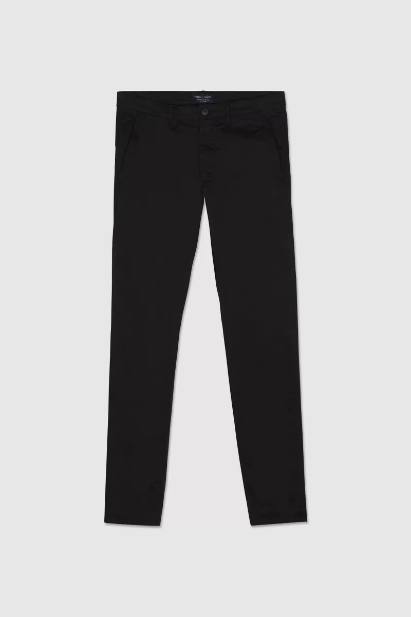 Teddy Smith Pantalon<Pantalon style chino coupe slim P-CHINO CHARBON