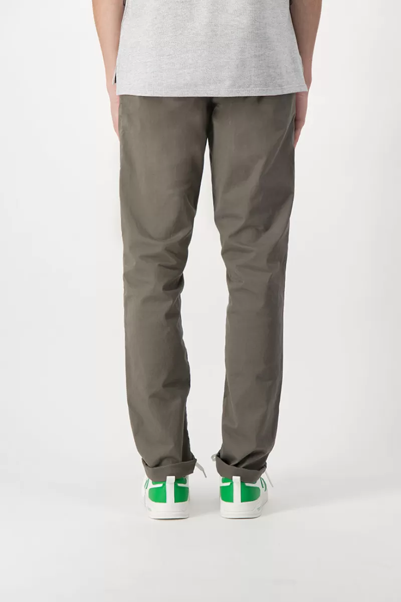 Teddy Smith Pantalon<Pantalon style chino coupe slim P-CHINO TURBULENCE KAKI TURBULENCEKAKI