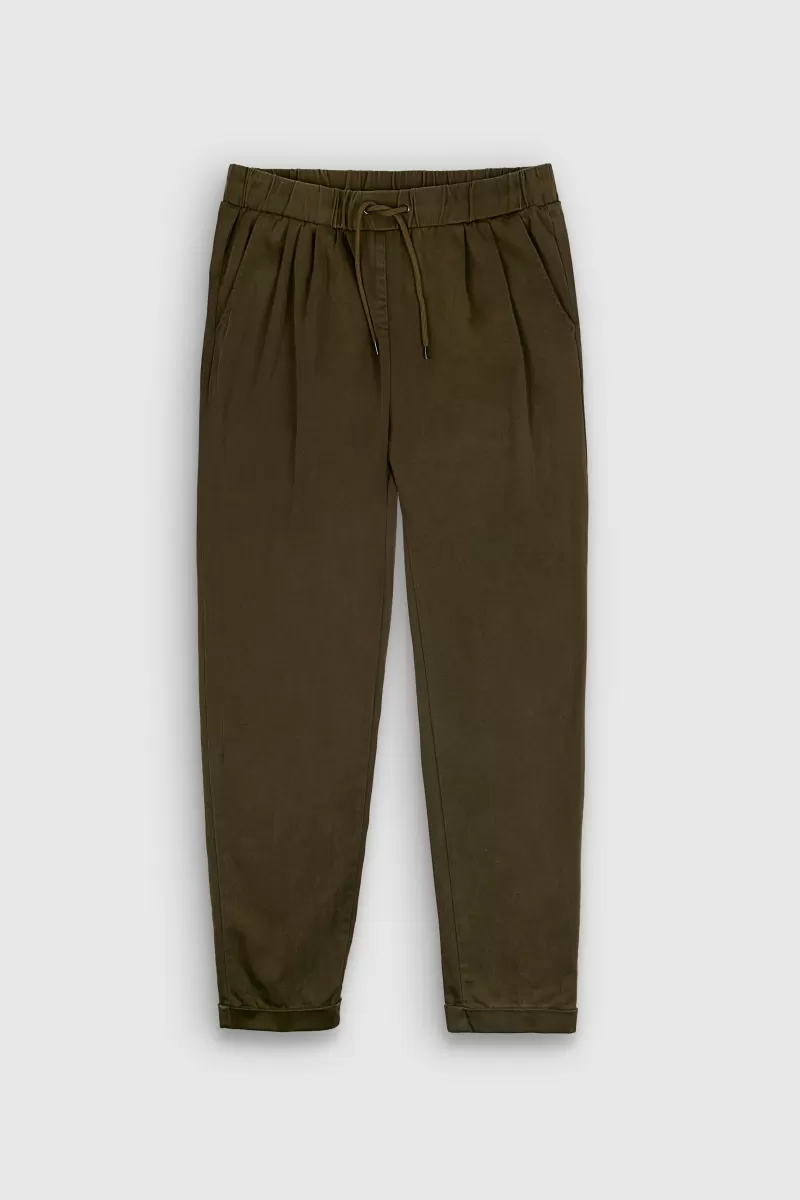 Teddy Smith Pantalon<Pantalon TEDDY JOGO LYOCELL SWEET JUNGLE